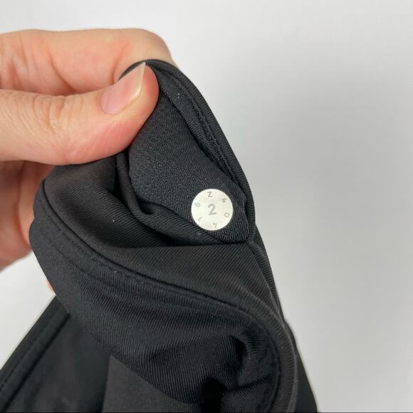 Lululemon | Black Gear Up Crop 17” Mesh Panel Workout Athleisure Leggings - Picture 14 of 16